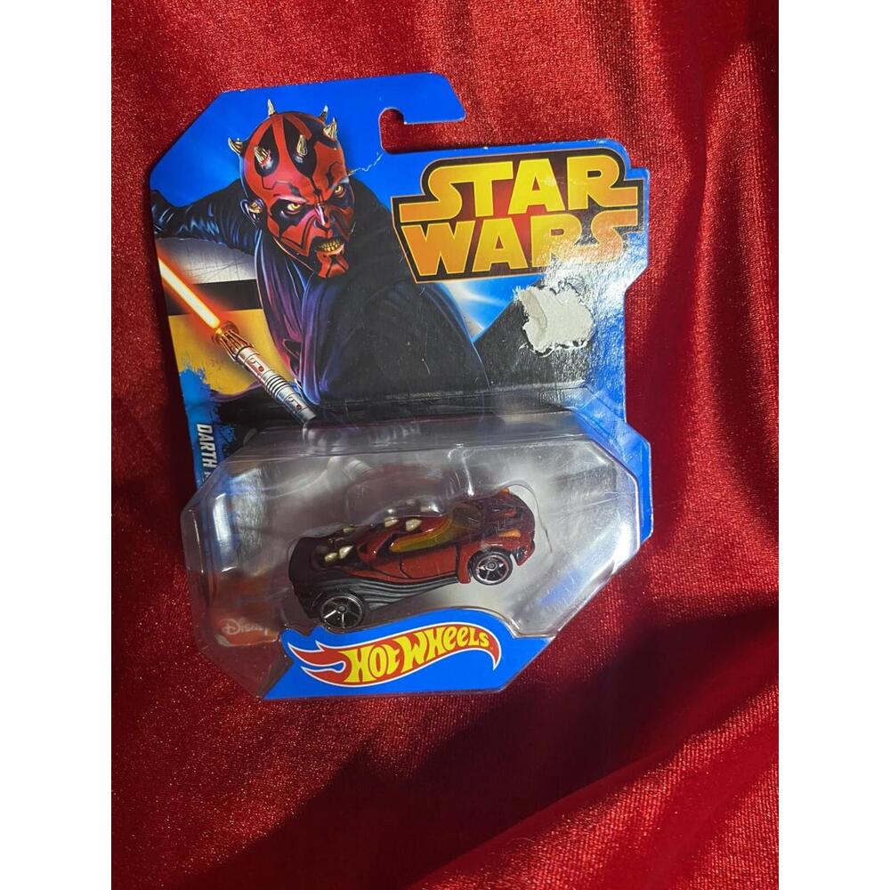 Hot Wheels Star Wars Darth Maul Metal Car Disney New 2014